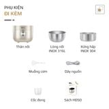 Nồi Cơm Điện Cao Tần OLIVO RC800IH – Công Nghệ Nấu Cao Tần Smart Heating, Lòng Nồi INOX 316L, 14 Chế Độ Cài Sẵn, Dung Tích 1.5L, Bảng Điều Khiển OLED