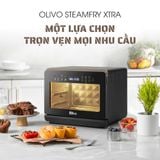 NỒI CHIÊN HẤP ĐA NĂNG OLIVO STEAMFRY XTRA - NÂNG CẤP BẢNG ĐIỀU KHIỂN OLED HIỆN ĐẠI