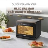 NỒI CHIÊN HẤP ĐA NĂNG OLIVO STEAMFRY XTRA - NÂNG CẤP BẢNG ĐIỀU KHIỂN OLED HIỆN ĐẠI
