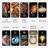 NỒI CHIÊN HẤP ĐA NĂNG OLIVO STEAMFRY XTRA - NÂNG CẤP BẢNG ĐIỀU KHIỂN OLED HIỆN ĐẠI