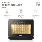 NỒI CHIÊN HẤP ĐA NĂNG OLIVO STEAMFRY XTRA - NÂNG CẤP BẢNG ĐIỀU KHIỂN OLED HIỆN ĐẠI