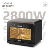 NỒI CHIÊN HẤP ĐA NĂNG OLIVO STEAMFRY XTRA - NÂNG CẤP BẢNG ĐIỀU KHIỂN OLED HIỆN ĐẠI