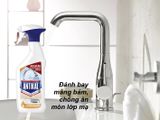 Xịt tẩy cặn canxi vách kính sen vòi đa năng Antikal - Chai 800 ml (10)