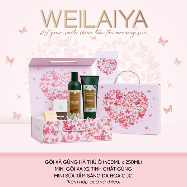  Hộp quà hộp quà Vũ khúc cánh bướm 1 cặp gừng hà thủ ô 