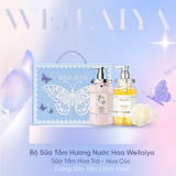  Hộp quà tặng cao cấp Weilaiya: “The Butterfly of Dreams” - Bộ sữa tắm Hoa Trà & sữa tắm Hoa Cúc Weilaiya 