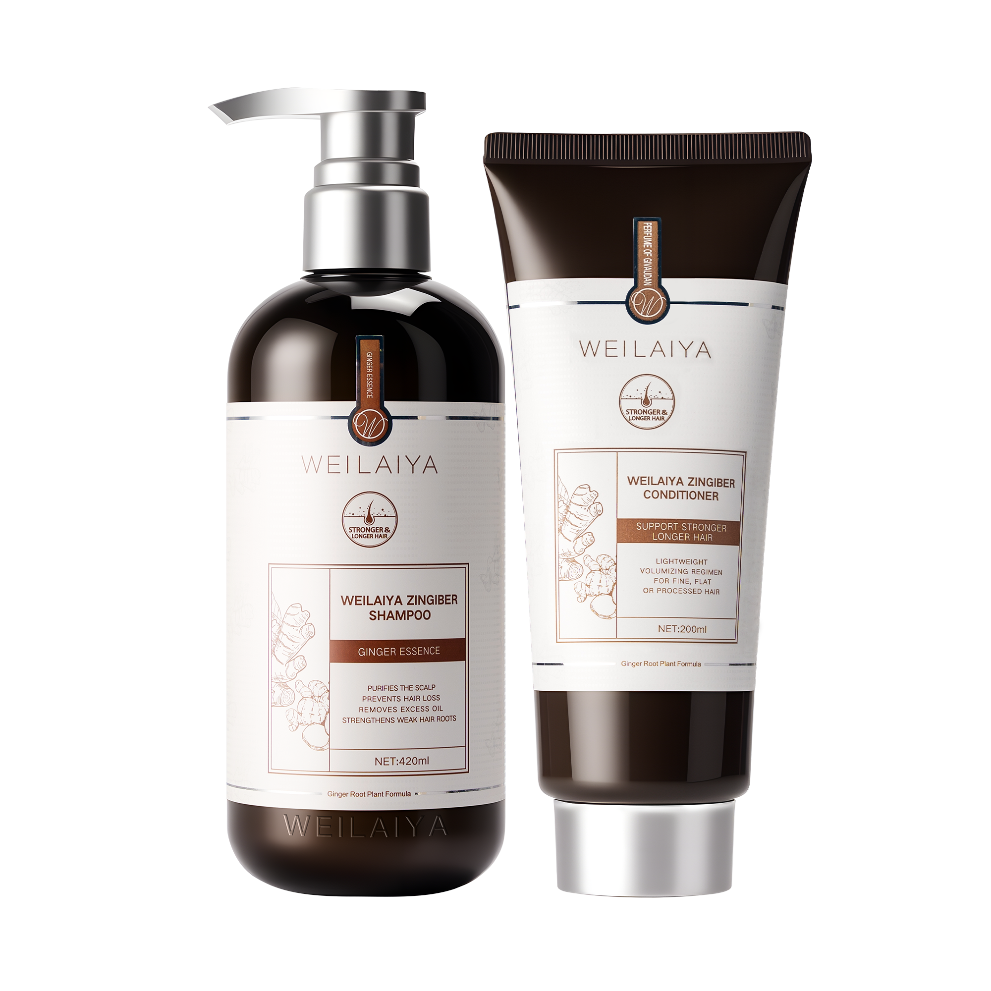  Weilaiya Zingiber Shampoo & Conditioner Set 