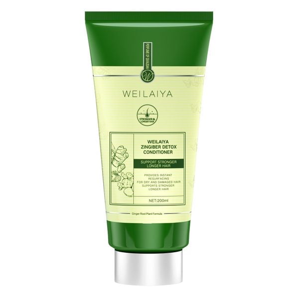  Dầu xả gừng detox hỗ trợ mọc tóc Weilaiya Zingiber Detox Conditioner 200ml 