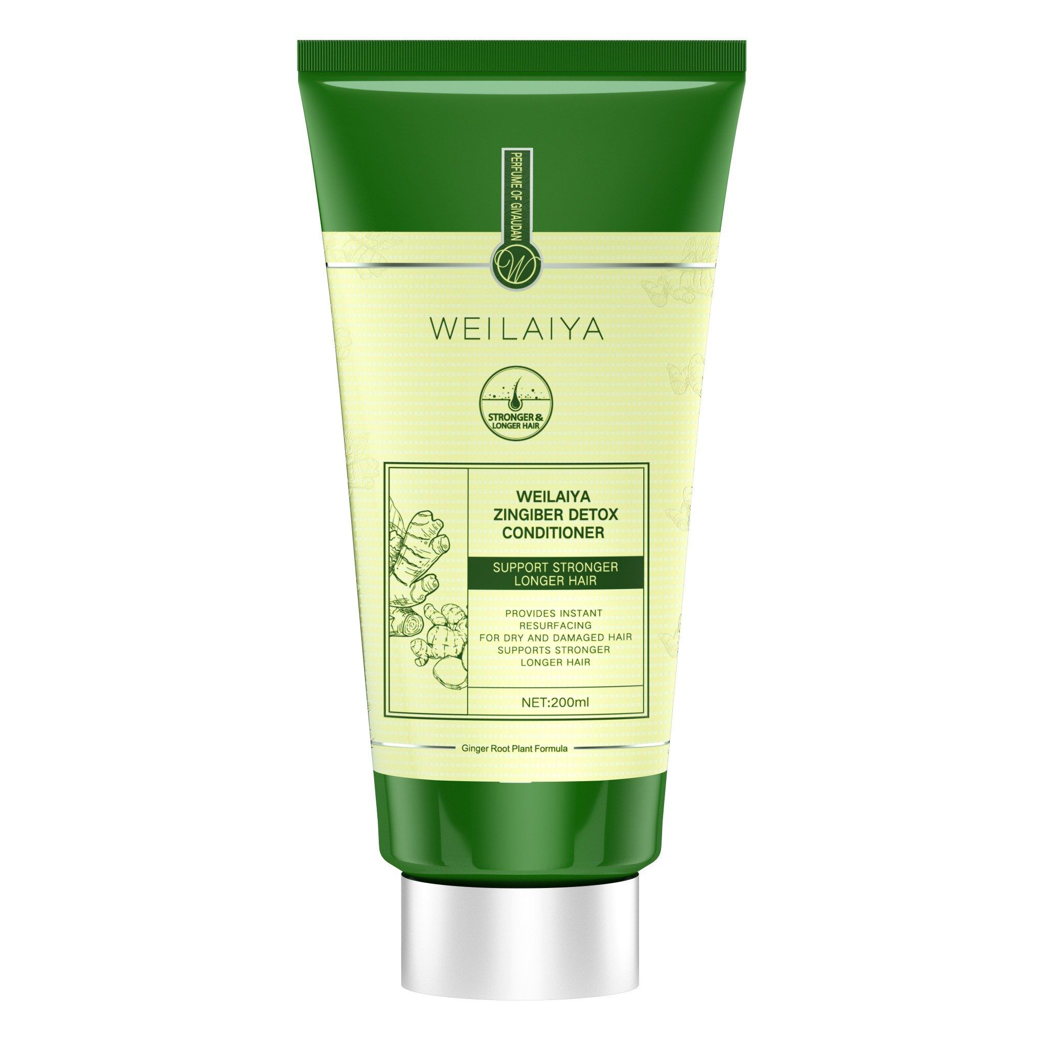  Dầu xả gừng detox hỗ trợ mọc tóc Weilaiya Zingiber Detox Conditioner 200ml 