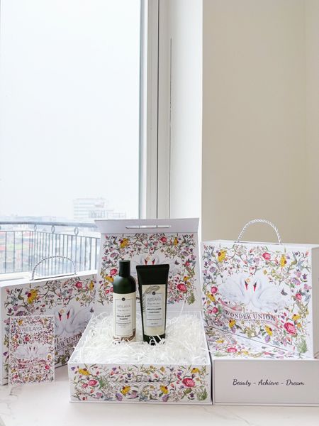 Hộp quà thiên nga 1 cặp gừng trắng