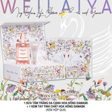  Hộp quà thiên nga 1 sữa tắm hoa hồng damask + Kem tay 