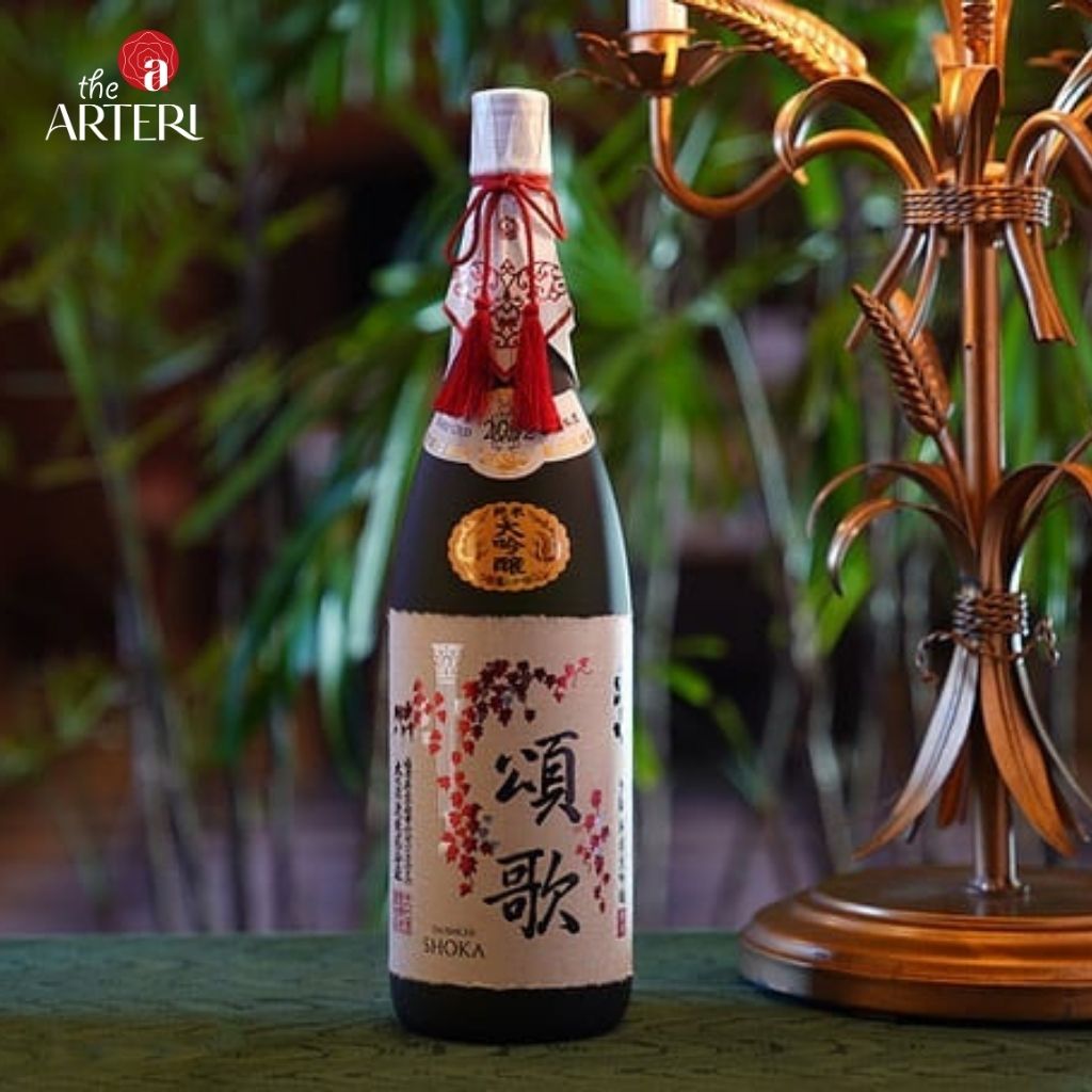 Hộp Quà Rượu Sake Kimoto Daishichi Shoka 16% 1800ml