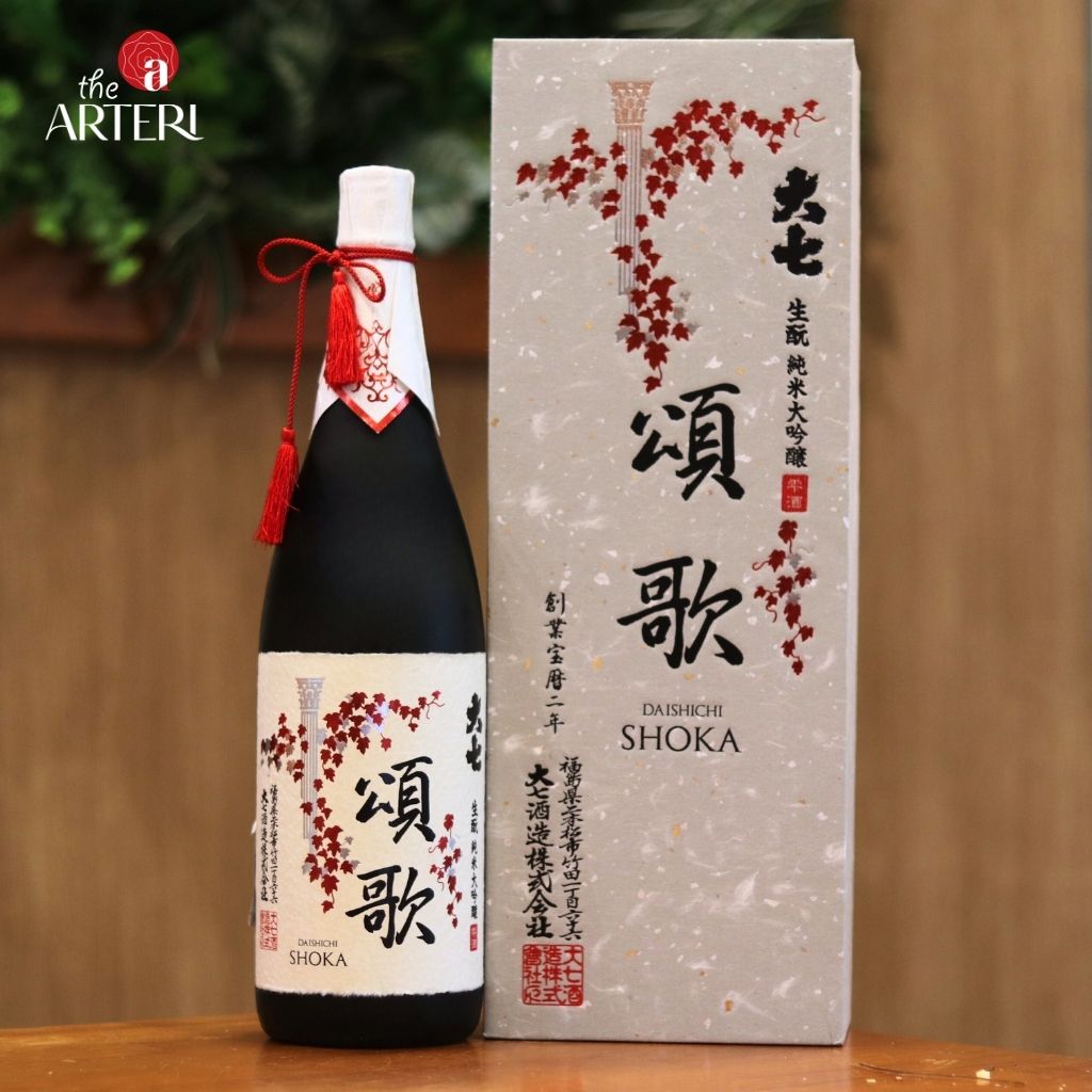 Hộp Quà Rượu Sake Kimoto Daishichi Shoka 16% 1800ml