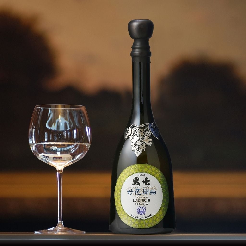 Hộp Quà Rượu Sake Kimoto Daishichi Myoka Rangyoku 16% 720ml