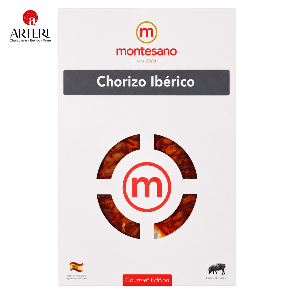 Xúc xích Muối Salami Iberico Cebo Chorizo Gói Cắt Lát 100g Montesano