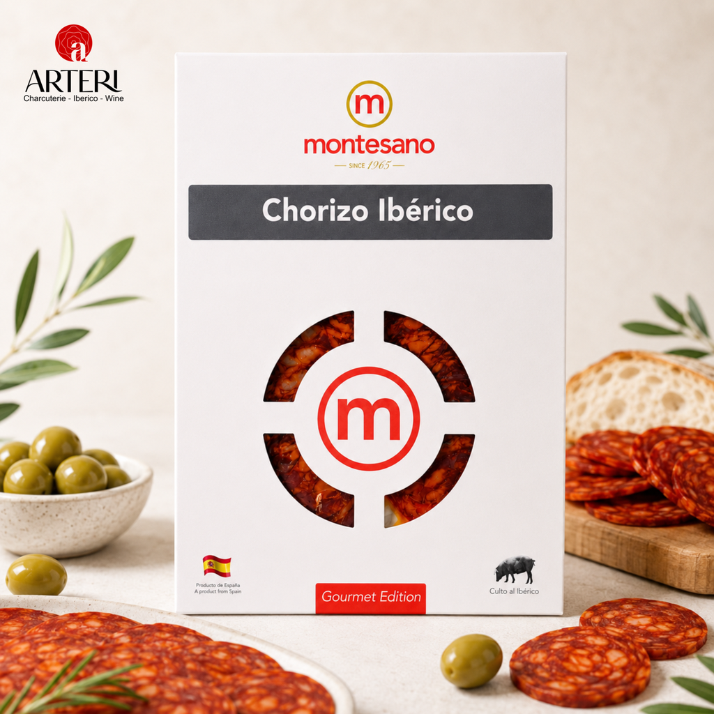 Xúc xích Muối Salami Iberico Cebo Chorizo Gói Cắt Lát 100g Montesano