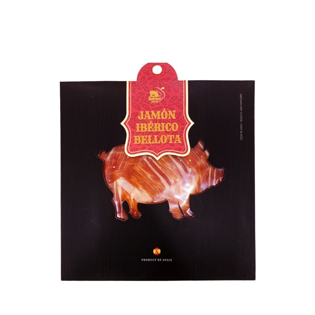 Đùi Sau Heo Muối Iberico Bellota 36 Tháng Gói Cắt Lát 50/100g