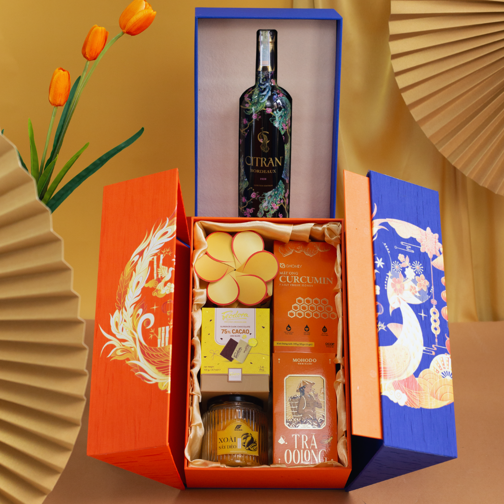 Hộp Quà Tết Lộc Khổng Tước 02 2026