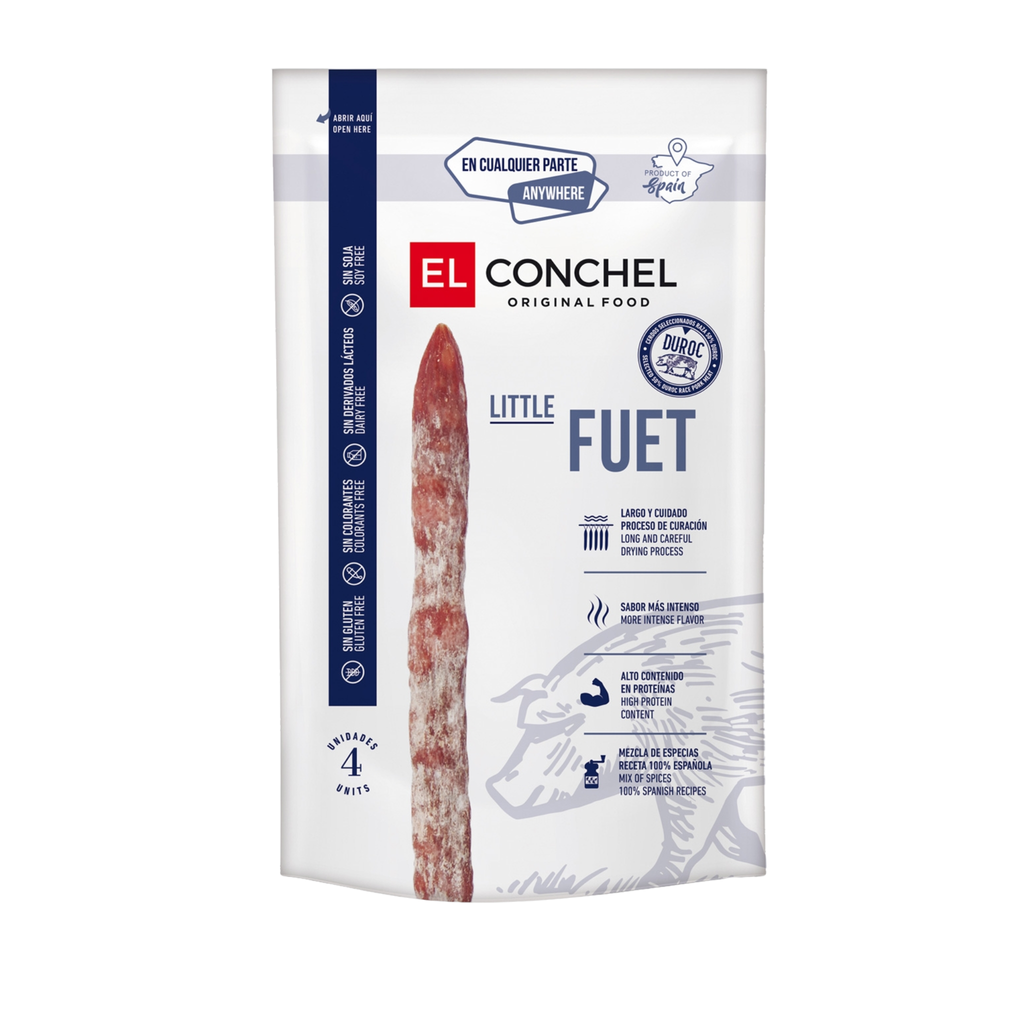 Xúc Xích Khô Little Fuet El Conchel 55g Tây Ban Nha Cao Cấp