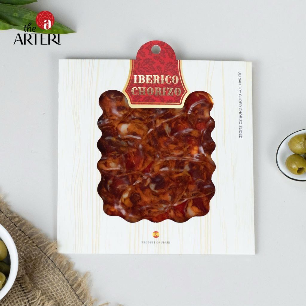 Xúc xích Muối Salami Iberico Cebo Chorizo Gói Cắt Lát 50g Montesano