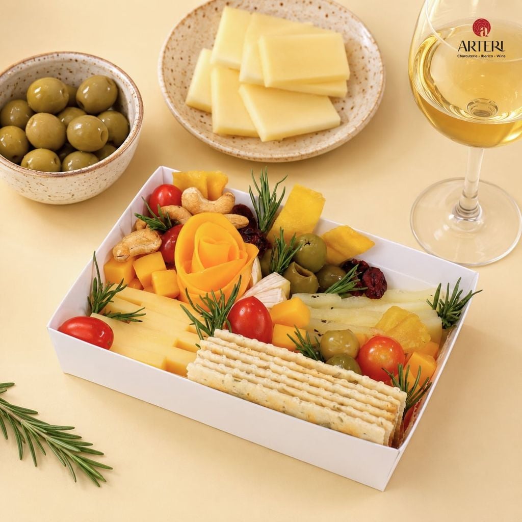 Mini Box Cheese Charcuterie Board - Cold Cuts Cheese Only