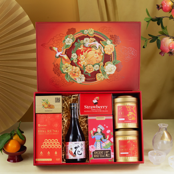 Hộp quà Tết Xuân Hoa 03 2026
