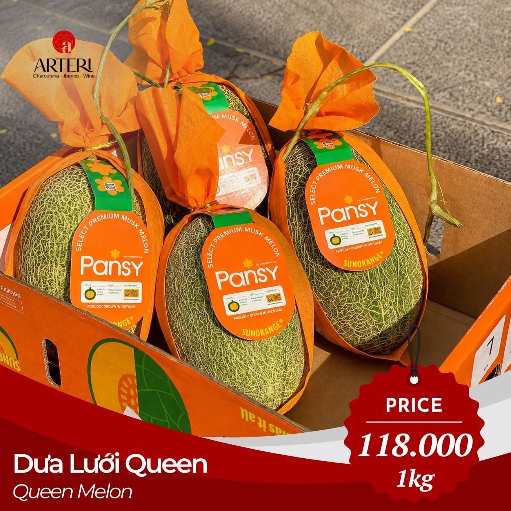 Trái cây nhập khẩu - Dưa lưới Queen