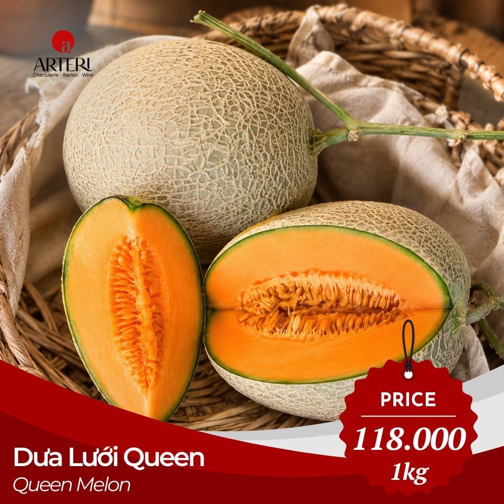 Trái cây nhập khẩu - Dưa lưới Queen