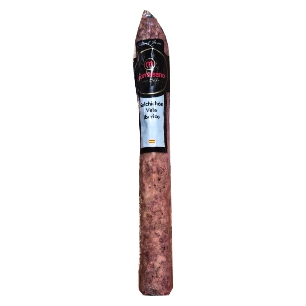 Xúc Xích Iberico Cebo - Salchichon Muối Nguyên Cây (275g) Montesano