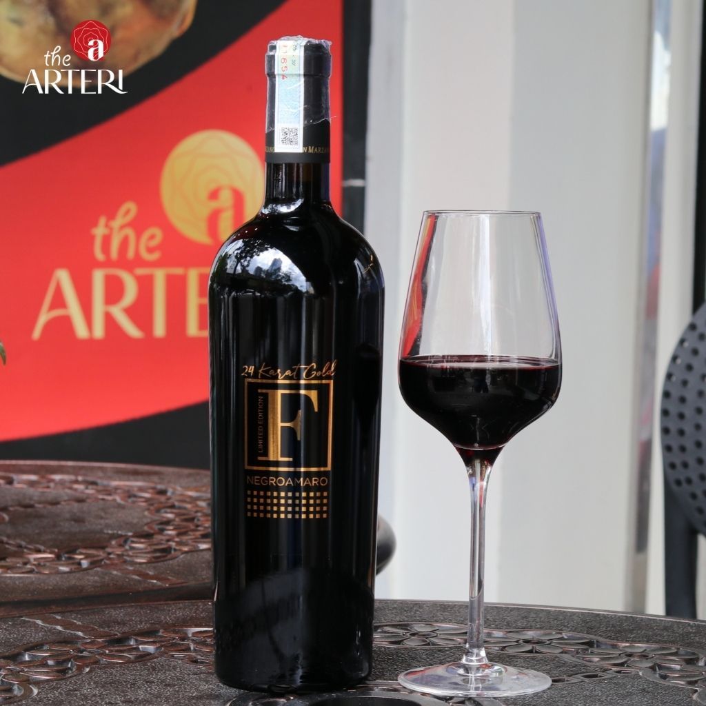 Rượu Vang Đỏ F Gold Negroamaro Limited Edition San Marzano 720ml Vang Ý
