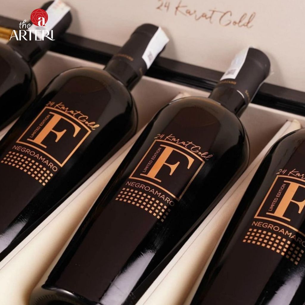 Rượu Vang Đỏ F Gold Negroamaro Limited Edition San Marzano 720ml Vang Ý