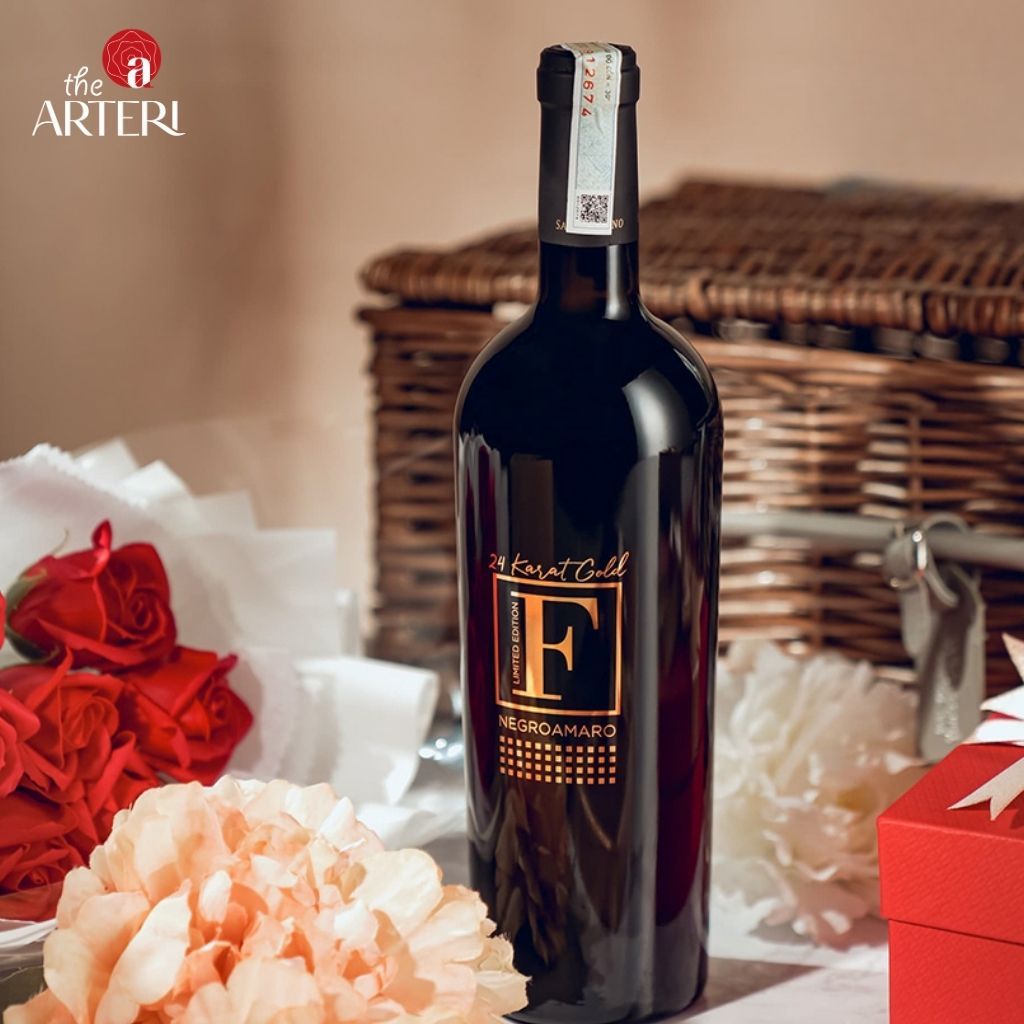 Rượu Vang Đỏ F Gold Negroamaro Limited Edition San Marzano 720ml Vang Ý