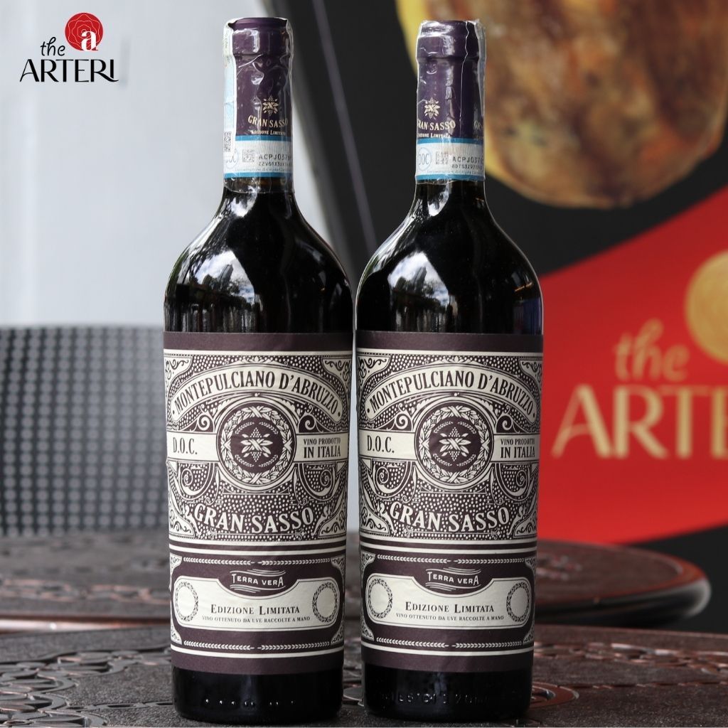Rượu Vang Đỏ Gran Sasso Montepulciano D'Abruzzo D.O.C 2021 750ml Vang Ý