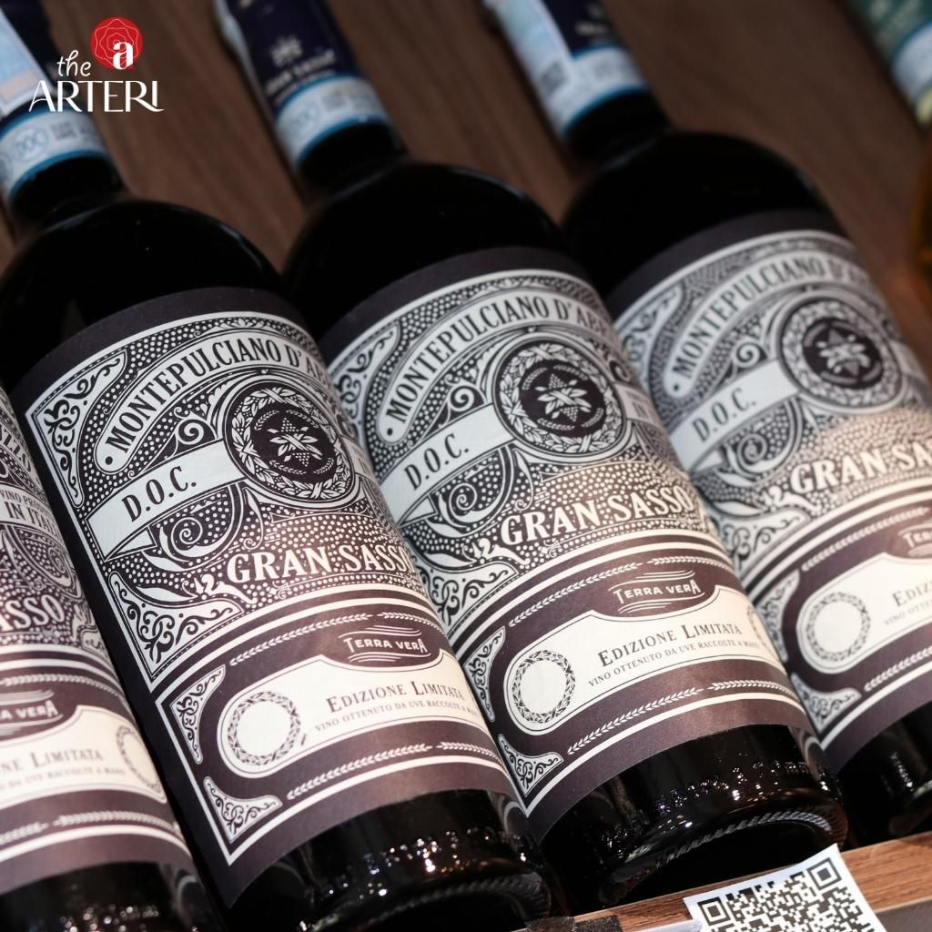 Rượu Vang Đỏ Gran Sasso Montepulciano D'Abruzzo D.O.C 2021 750ml Vang Ý