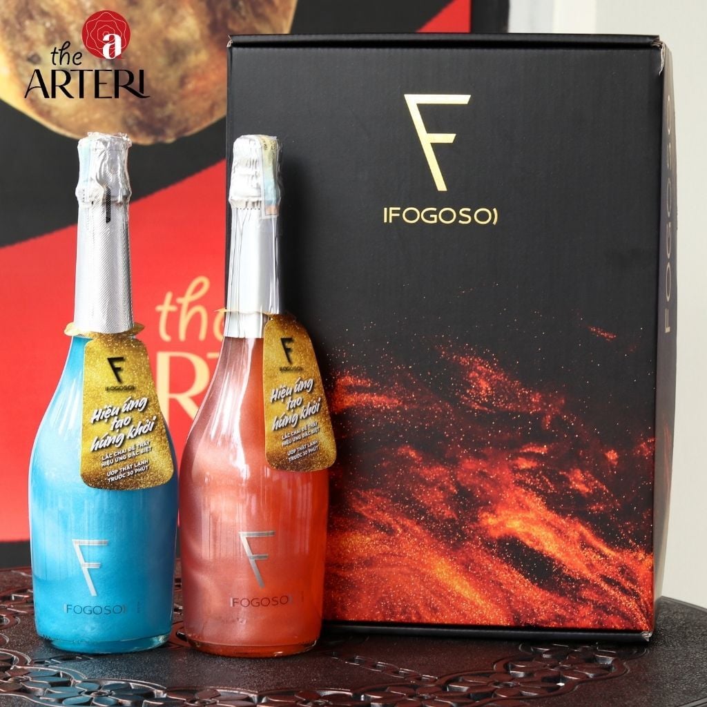 Hộp Quà Rượu Vang Sủi 2 Chai Sparkling Fogoso 750ml