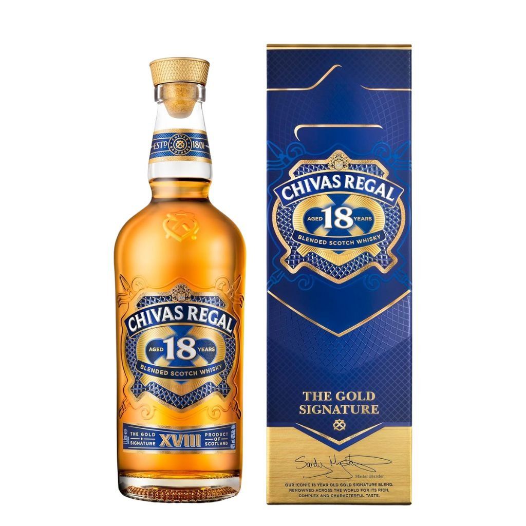 Rượu Whisky Chivas Regal 18 Gold Signature 40% 700ml