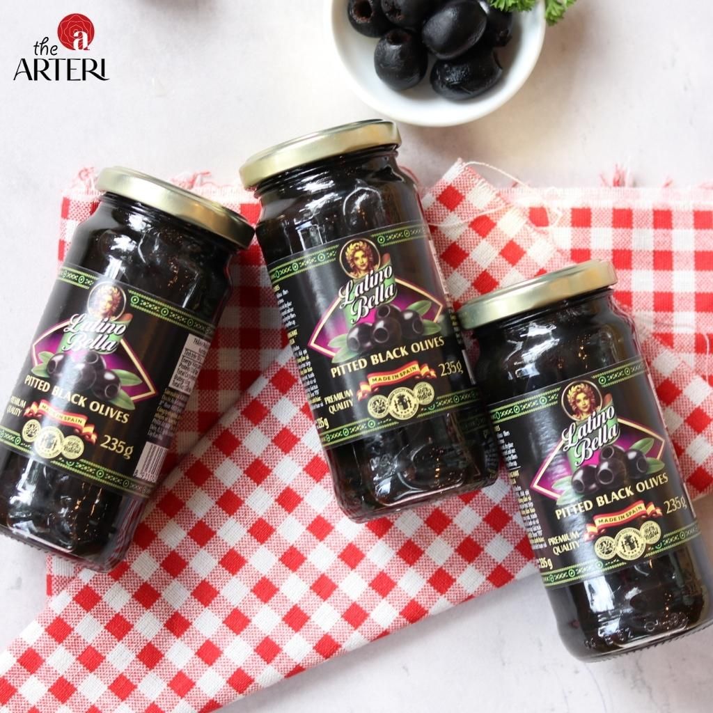Trái Oliu Đen Không Hạt Latino Bella 235g