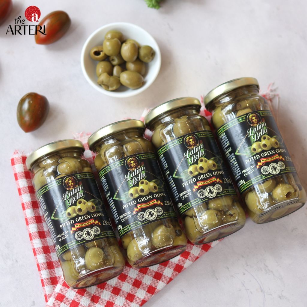 Trái Oliu Xanh Không Hạt Latino Bella 235g