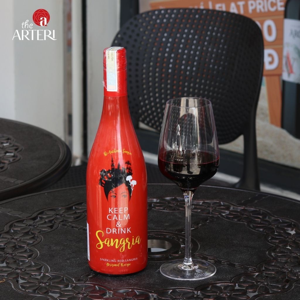 Rượu Vang Sủi Sparkling Red Sangria 750ml Vang Tây Ban Nha Bodegas Verdúguez