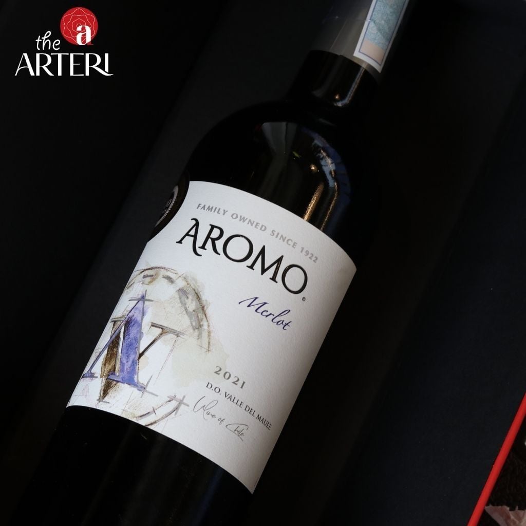 Hộp Quà Rượu Vang Đỏ Chile Viña Aromo Happy Wine - Happy Life