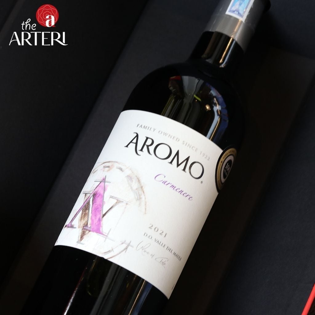 Hộp Quà Rượu Vang Đỏ Chile Viña Aromo Happy Wine - Happy Life