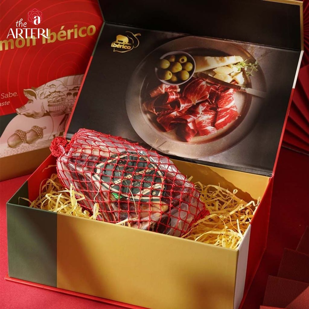 Đùi Sau Heo Muối Iberico Cebo 24 Tháng Không Xương Nguyên Khối DeRaza