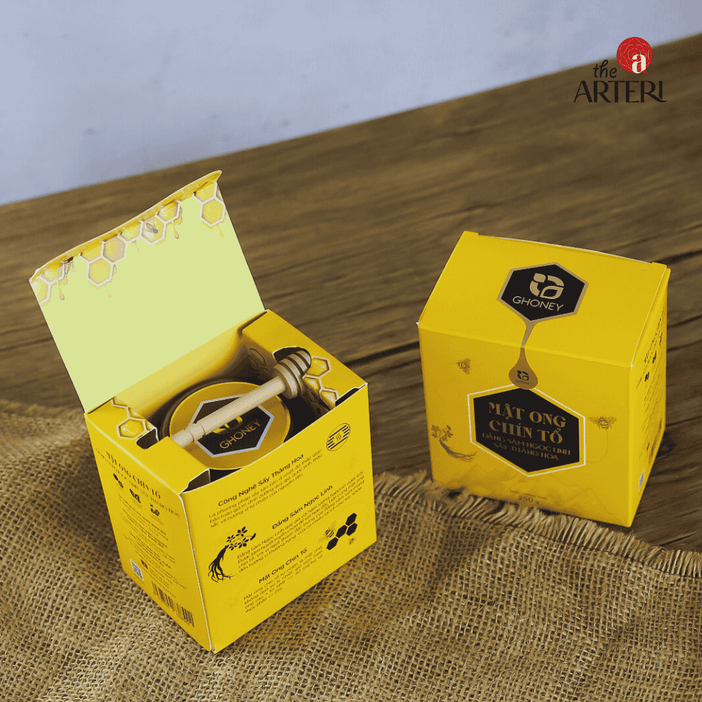 Mật Ong Chín Tổ Đẳng Sâm Ngọc Linh Sấy Thăng Hoa GHONEY 250g