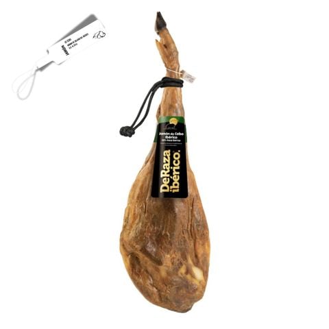 Đùi Sau Heo Muối Iberico Cebo 24 Tháng Có Xương DeRaza
