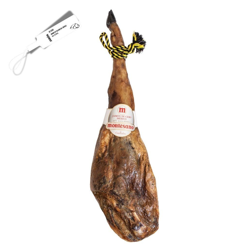 Đùi Sau Heo Muối Iberico Cebo 24 Tháng Có Xương Montesano