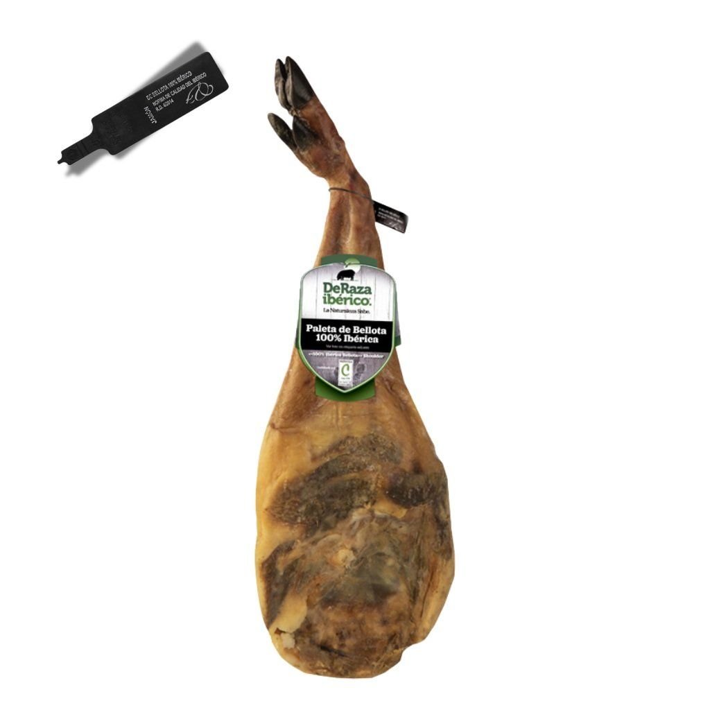Đùi Trước Heo Muối Iberico Bellota Thuần Chủng 100% 48 Tháng Có Xương DeRaza