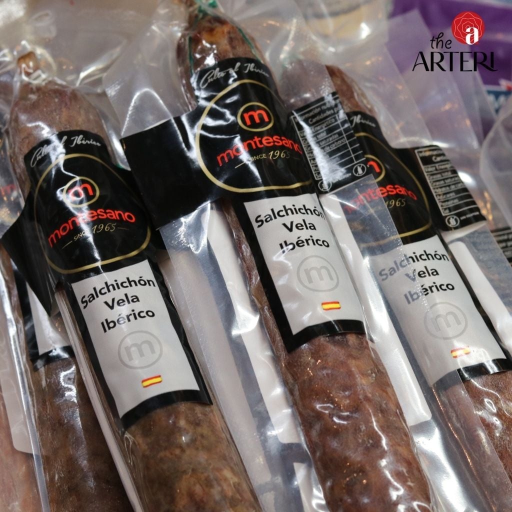 Xúc Xích Iberico Cebo - Salchichon Muối Nguyên Cây (275g) Montesano