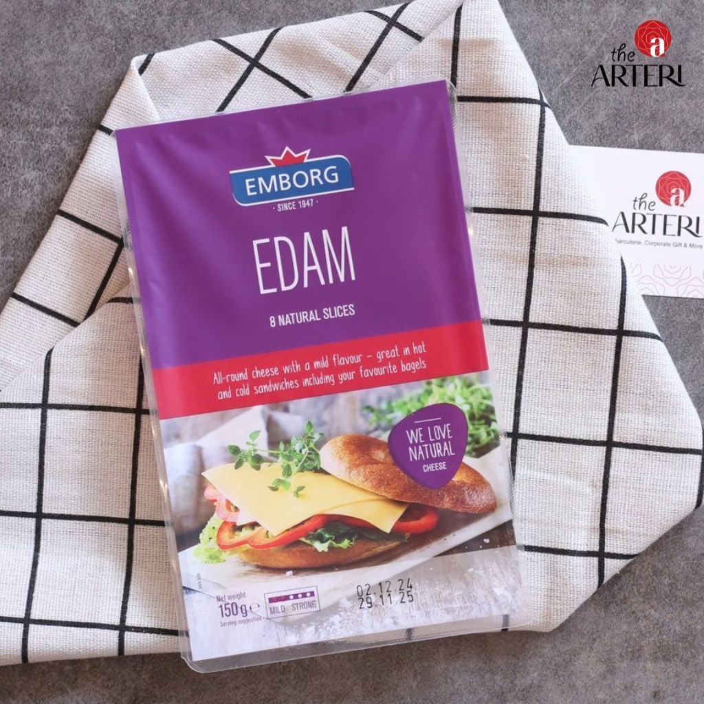 Phô Mai Lát Edam Emborg 150g