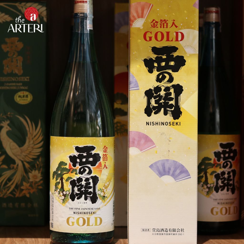 Rượu Sake Nishino Seki Gold Leaf 1800ml