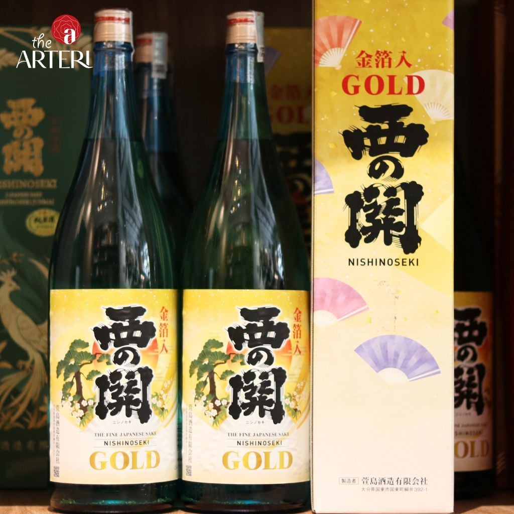 Rượu Sake Nishino Seki Gold Leaf 1800ml