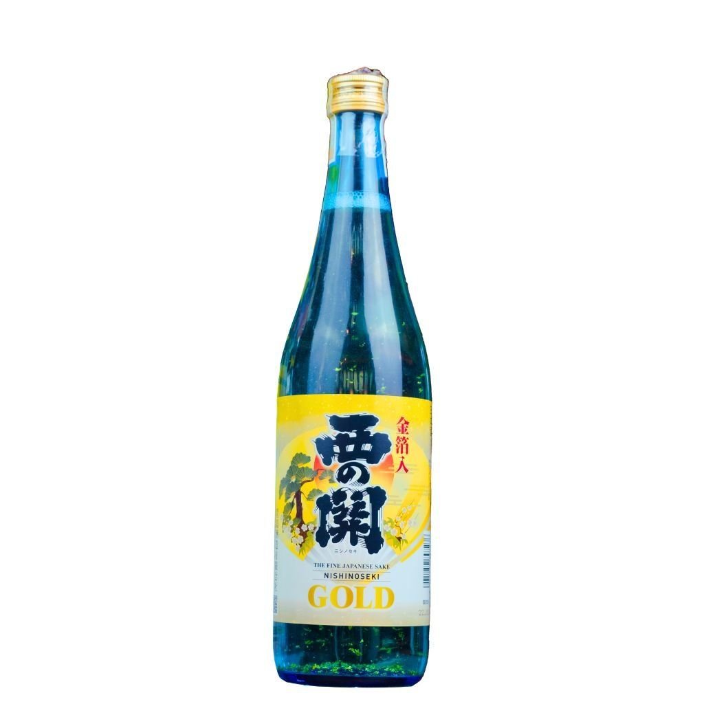 Rượu Sake Nishinoseki Gold Leaf Lá Vàng (15%) 720ml
